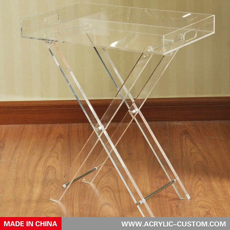 オフィスティーテーブルアクリル家具コーヒー折りたたみテーブル-アクリル-custom.com 