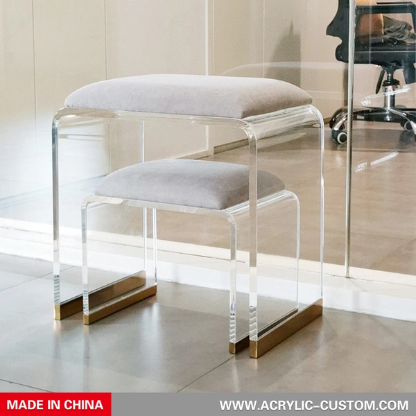 透明なアクリルの椅子プレキシガラスの家具| アクリルカスタムメーカー