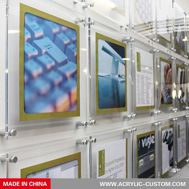 ショップ用フレーム11x17 ''壁フォトフレーム| アクリルカスタムメーカー