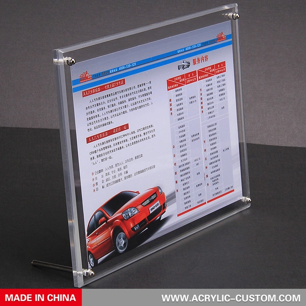 магнитная фоторамка акриловая прозрачная полка для меню | производитель акрила на заказ