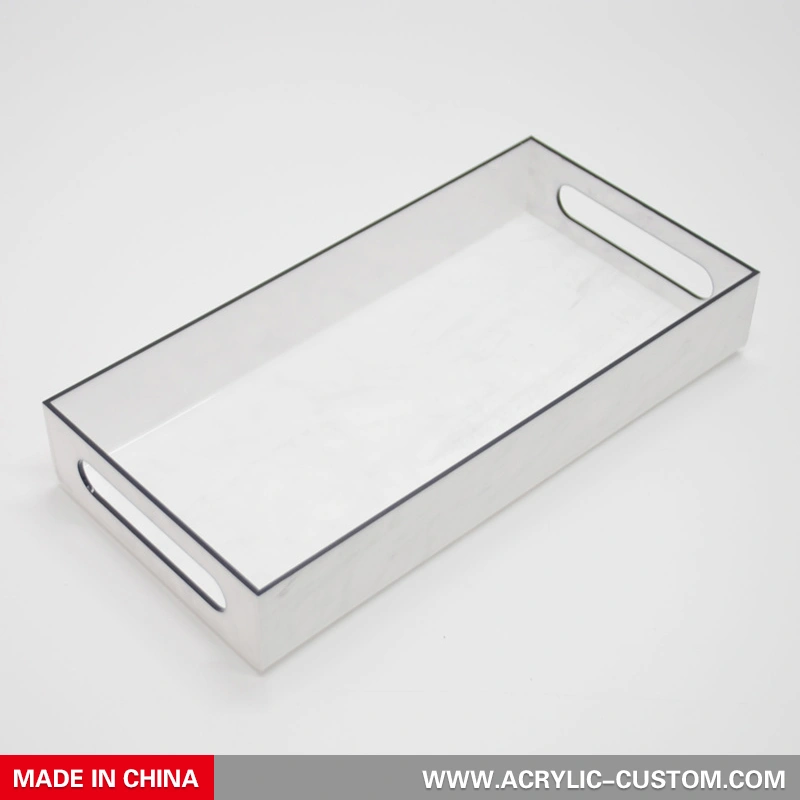 White Marble Tray - Jewelry Storage Acrylic Tray