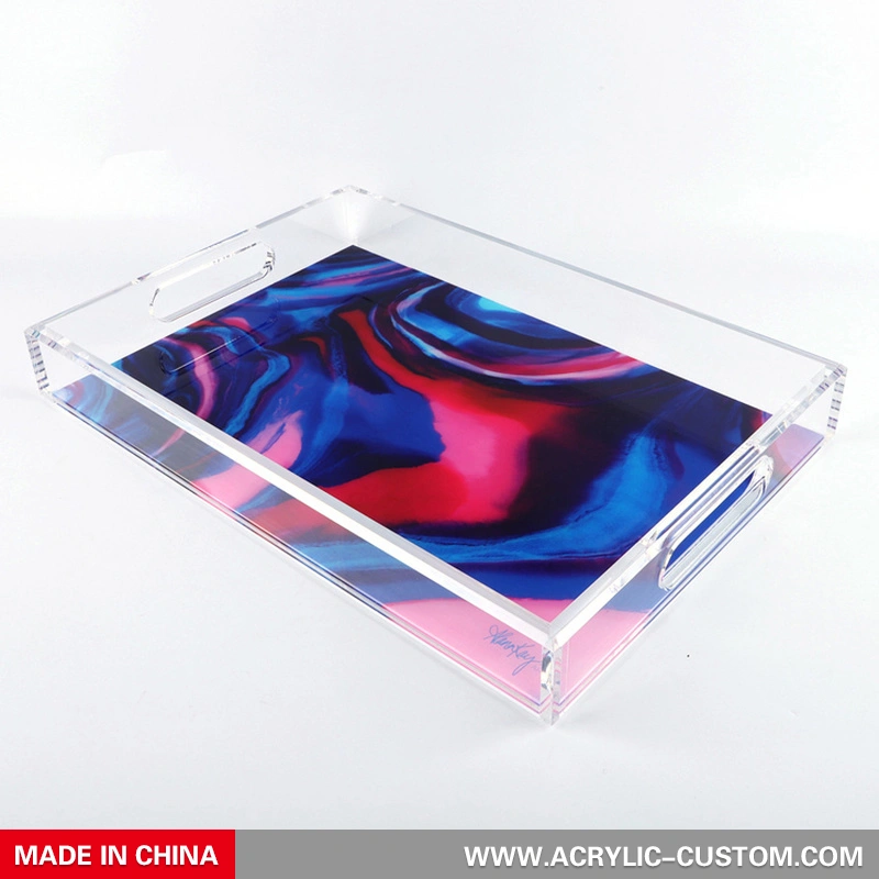 Modern Acrylic Hotel Service Tray | Acrylic Custom Manufacturer