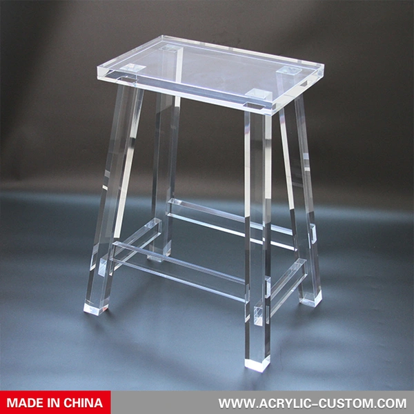 Silla de taburetes de bar de muebles de acrílico - Acrylic-custom.com