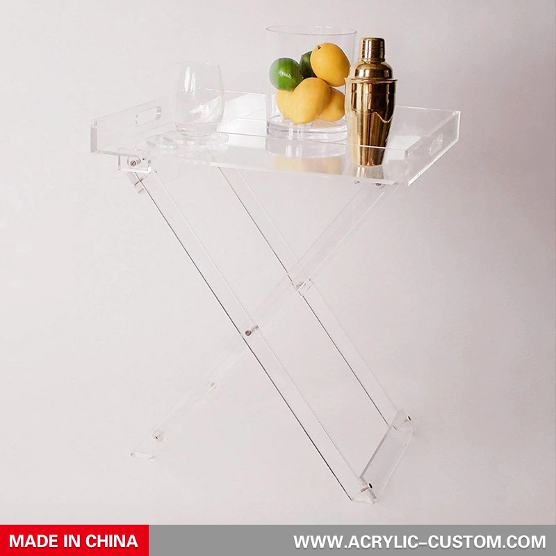 オフィスティーテーブルアクリル家具コーヒー折りたたみテーブル-アクリル-custom.com 