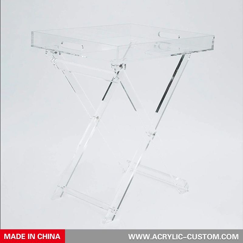 オフィスティーテーブルアクリル家具コーヒー折りたたみテーブル-アクリル-custom.com 