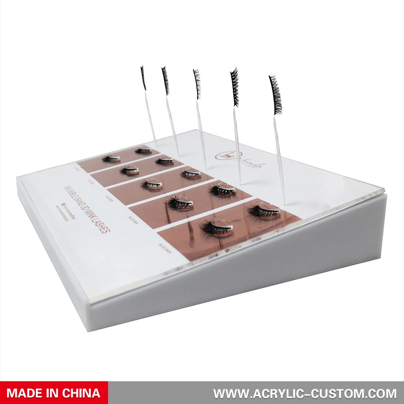 小売ディスプレイ用5ペアまつげディスプレイ-アクリル-custom.com 
