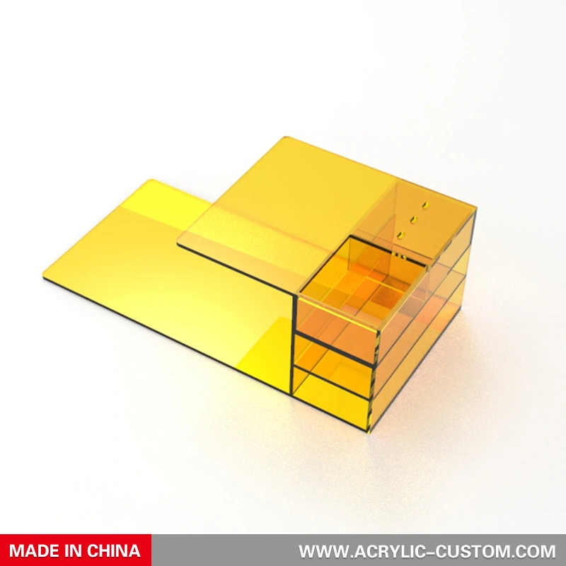 Прозрачный акриловый органайзер для подушек для наращивания ресниц - полка для подушек