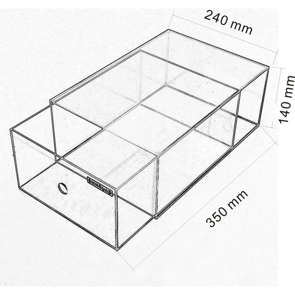 通気孔付きアクリル靴箱引き出し、卸売靴箱 