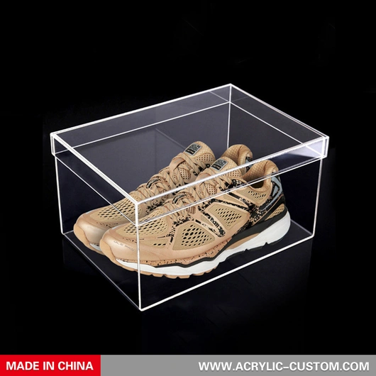 Achetez en gros Acrylique Sneakers Transparent Boîte à Chaussures Boîte De  Rangement En Plastique Boîte De Rangement De Chaussure Vitrine Chaussures  Papier Emballage En Carton Chine et Boîte à Chaussures Transparente à