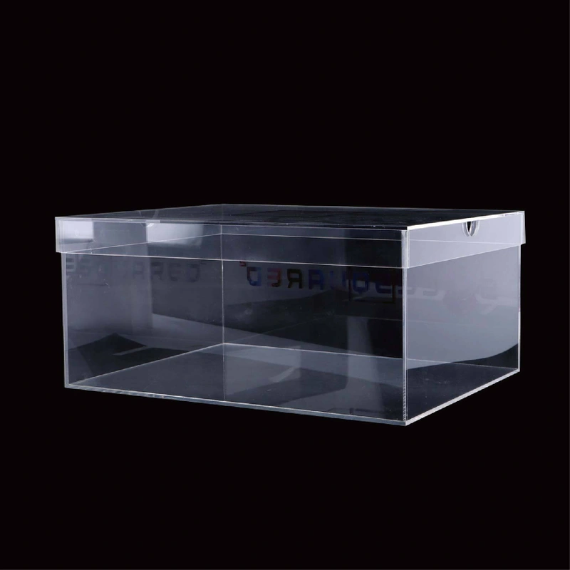 مصنع الاكريليك حذاء عرض حذاء مربع تخزين درج 