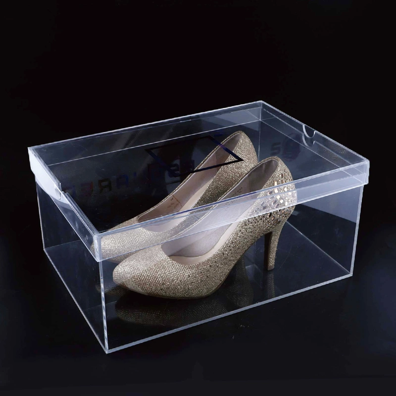 مصنع الاكريليك حذاء عرض حذاء مربع تخزين درج 