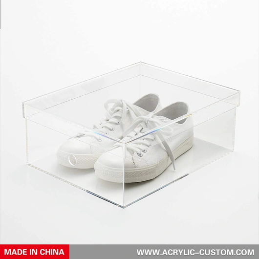 Usine Sneakers Boîte de rangement acrylique transparente empilable de  chaussures en plastique Boîte de rangement Aj Boîte de collecte de  basket-ball - Chine Boîte à chaussures en plastique transparent et  l'utilisation d'accueil
