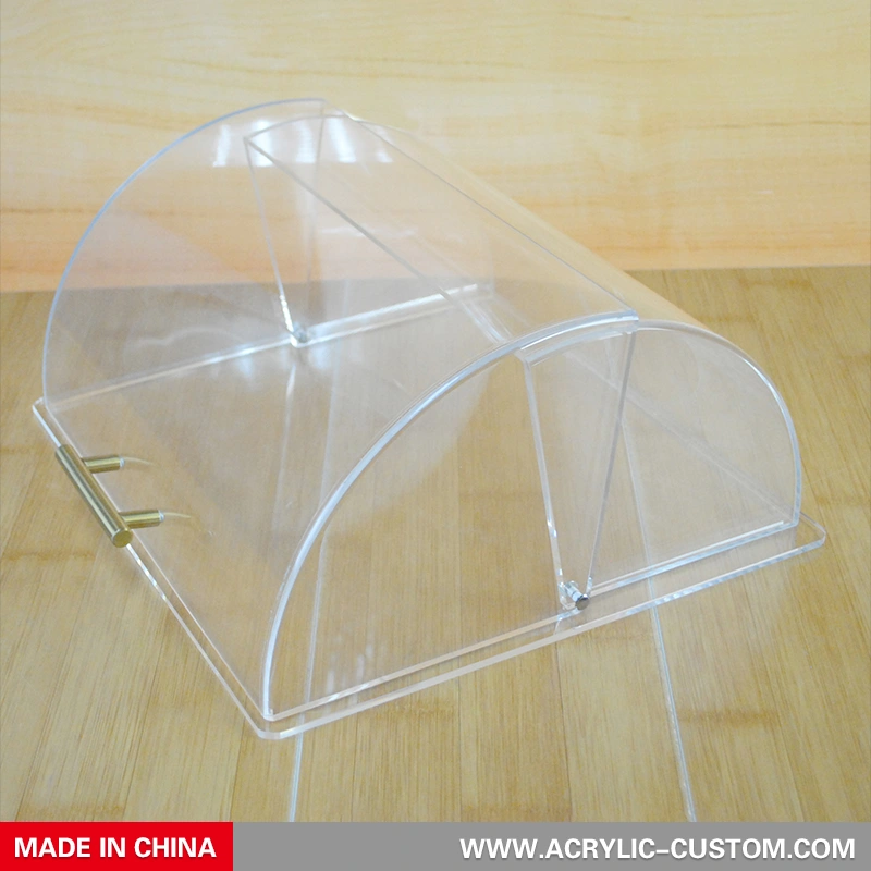キッチンフード収納用大型アクリルパンボックスケーキスタンド 