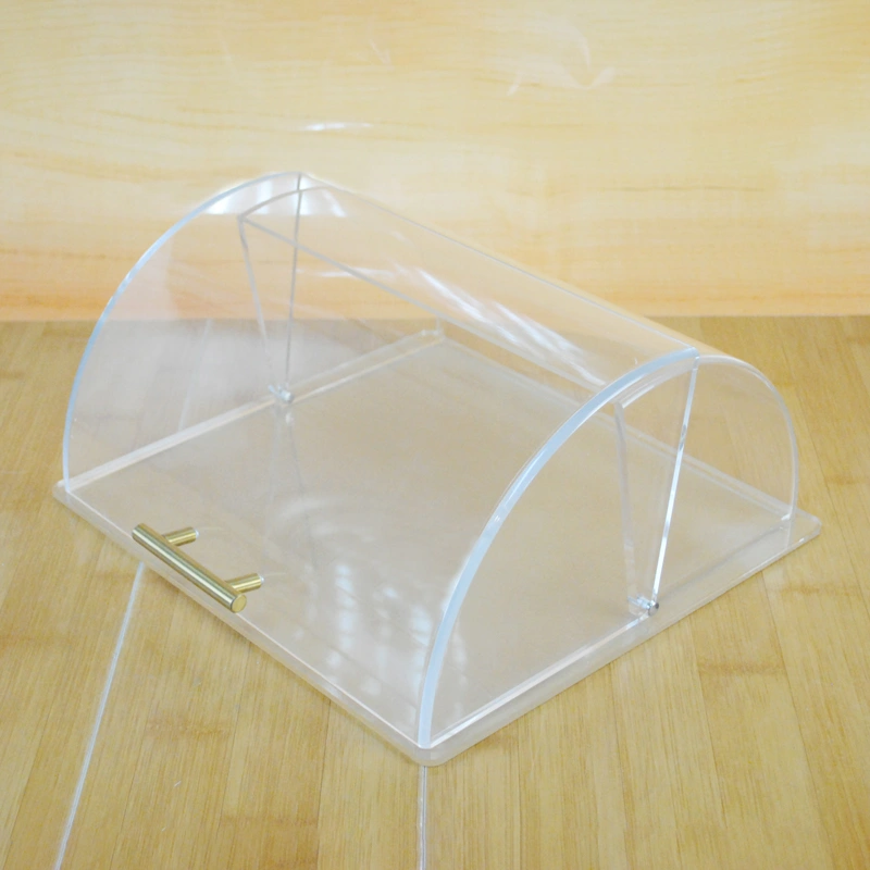 キッチンフード収納用大型アクリルパンボックスケーキスタンド 