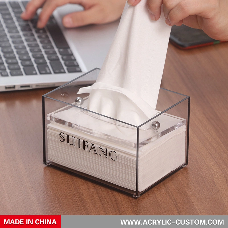 透明なアクリルティッシュボックスカバーハンドル付き-アクリル-custom.com 