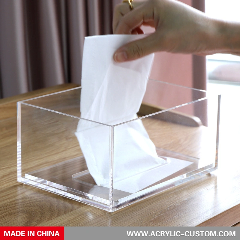 プラスチックナプキンホルダーカバー付き透明アクリルティッシュボックス-アクリル-custom.com 