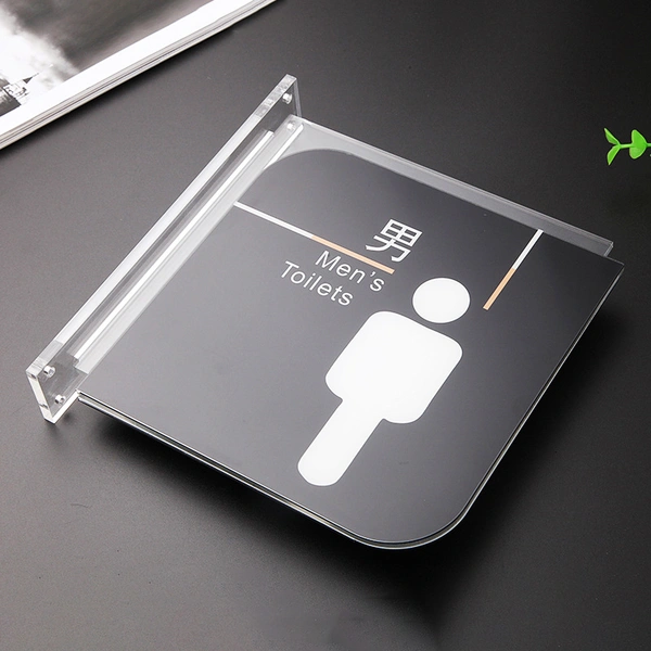 Unique Toilet Acrylic Signage for Business, Wholesale Acrylic Signs