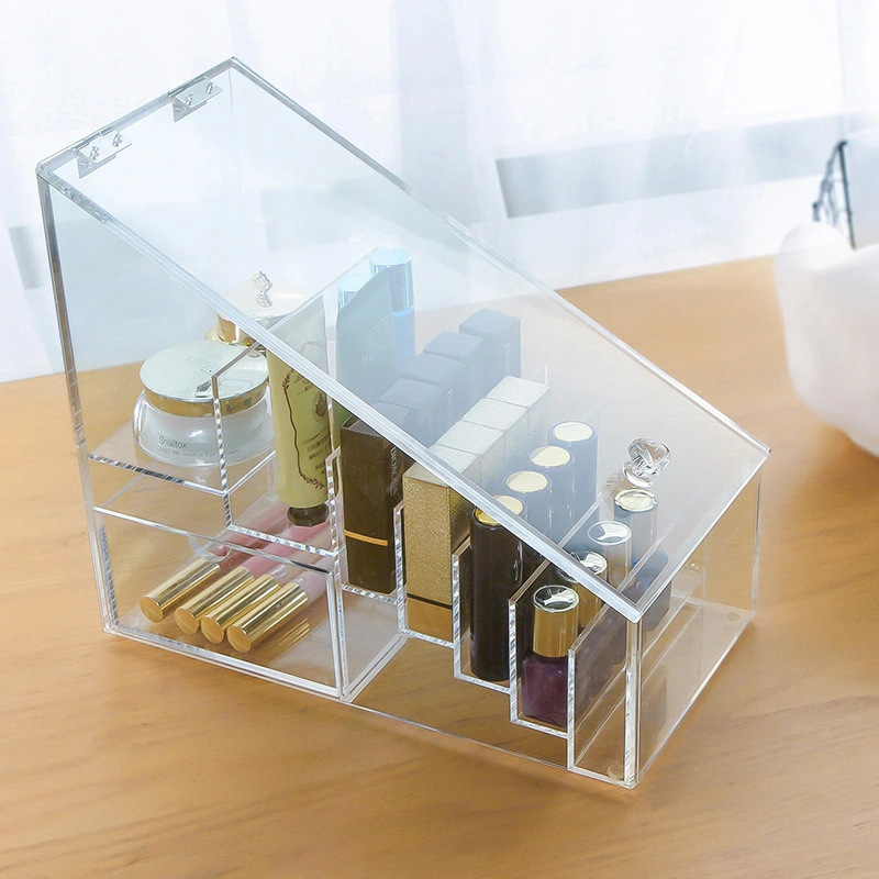 工場価格クリアアクリルメイクアップオーガナイザー、アクリルオーガナイザー卸売 