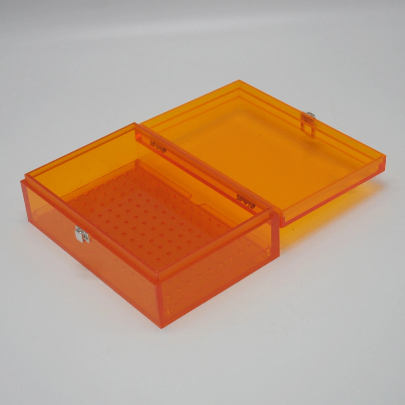 安いアクリルヒュミドール、ふた付き卸売アクリルシガーボックス 