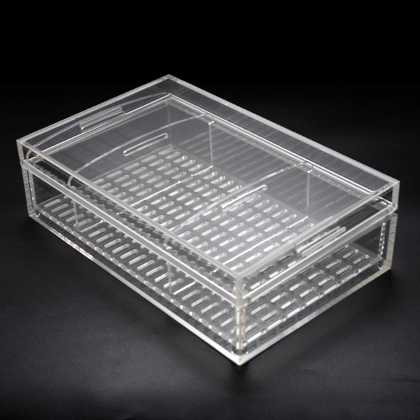 Large Acrylic Cigar Humidor for 75 Cigar, Custom Acrylic Humidor