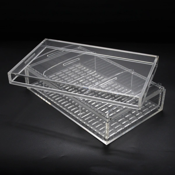Large Acrylic Cigar Humidor for 75 Cigar, Custom Acrylic Humidor