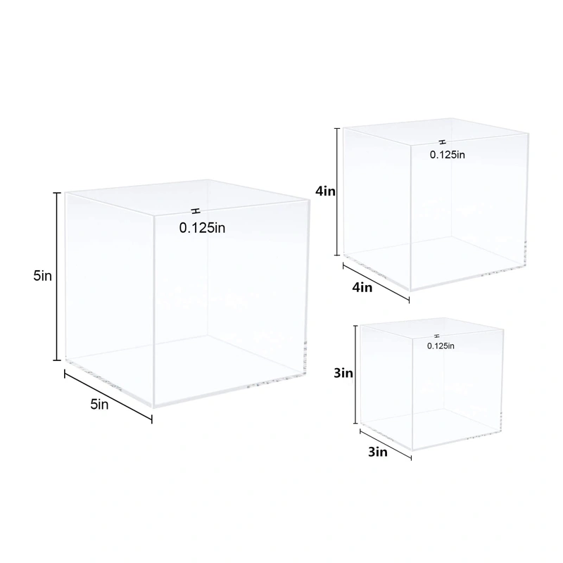アクリルのおもちゃの陳列ボックス、収集品のための博物館の箱のケース 
