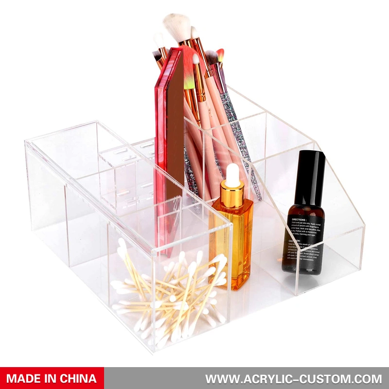 卸売カスタムアクリルラッシュボックスアクセサリー接ぎ木ツールディスプレイラックオーガナイザー 
