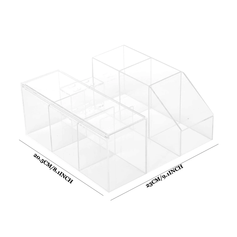 卸売カスタムアクリルラッシュボックスアクセサリー接ぎ木ツールディスプレイラックオーガナイザー 