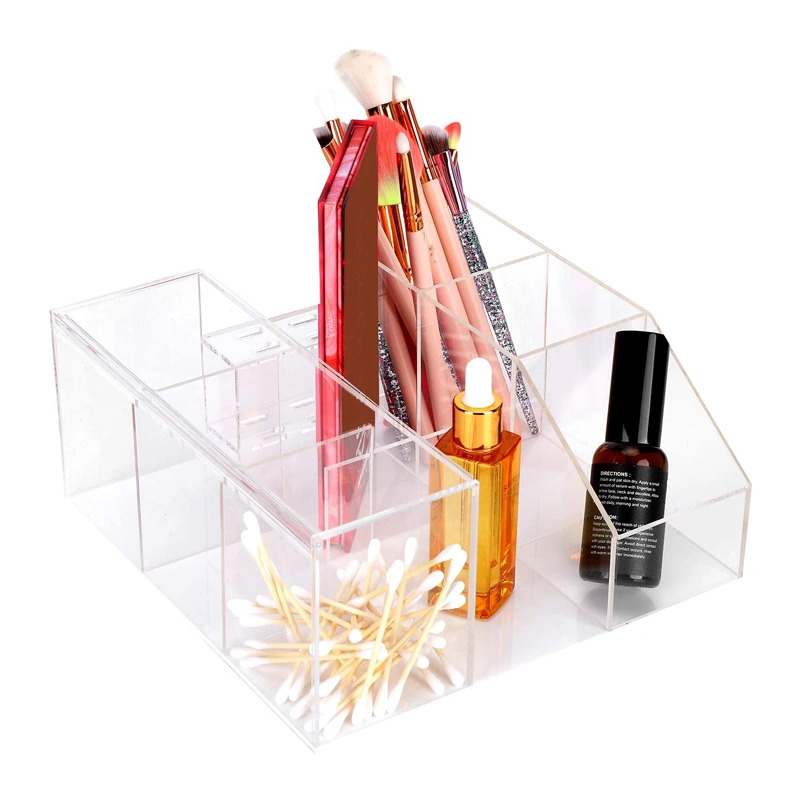 卸売カスタムアクリルラッシュボックスアクセサリー接ぎ木ツールディスプレイラックオーガナイザー 