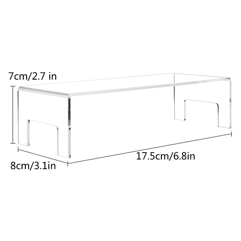 おもちゃ用アクリル棚クリアディスプレイスタンド、コレクタブルディスプレイ 