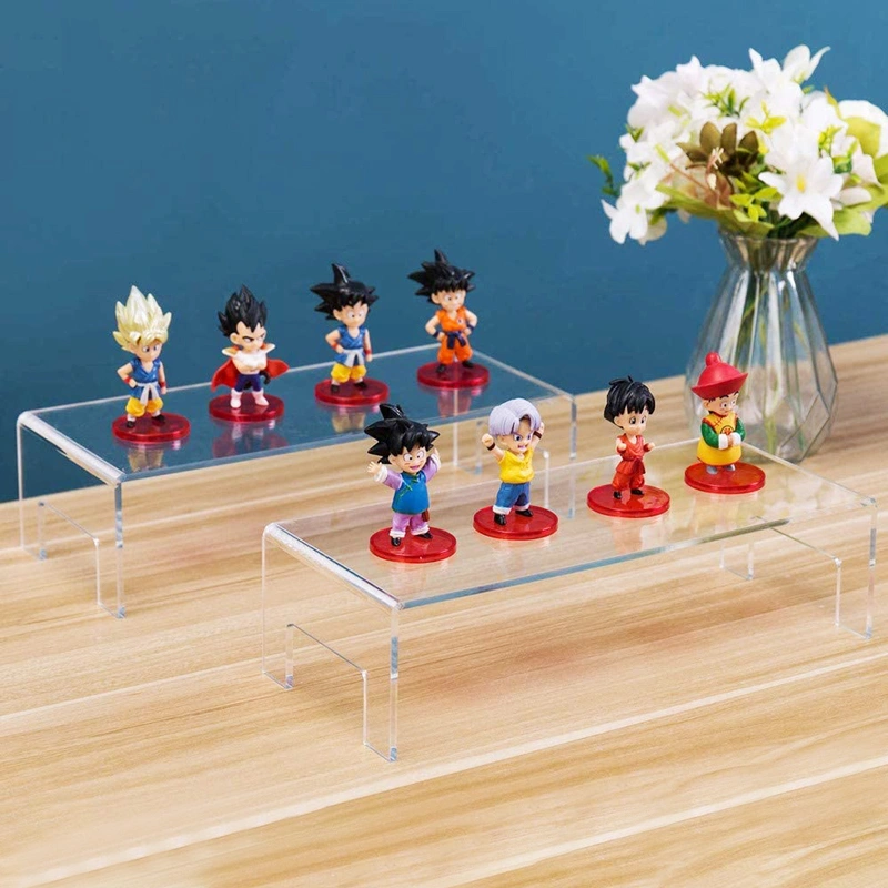 おもちゃ用アクリル棚クリアディスプレイスタンド、コレクタブルディスプレイ 