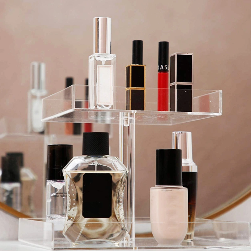 カスタムアクリル化粧収納ホルダー化粧トレイオーガナイザー 