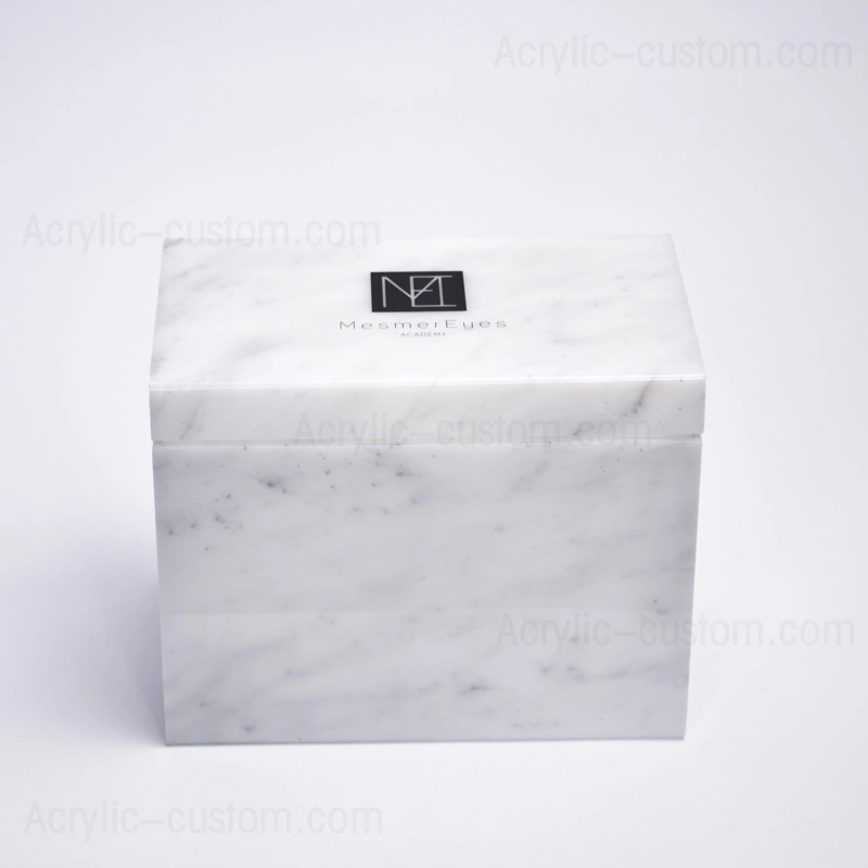 Wimpernverlängerungs-Organizer, Acryl-Wimpernbox mit Kachel