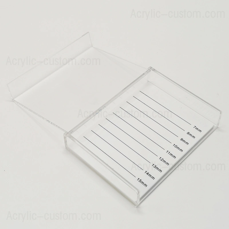 まつ毛オーガナイザークリア収納ボックスとまつ毛タイル 