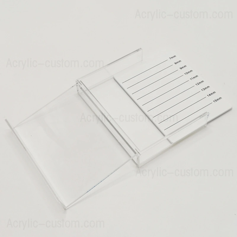 まつ毛オーガナイザークリア収納ボックスとまつ毛タイル 