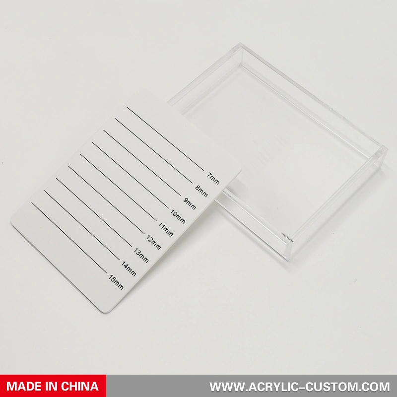 まつ毛オーガナイザークリア収納ボックスとまつ毛タイル 