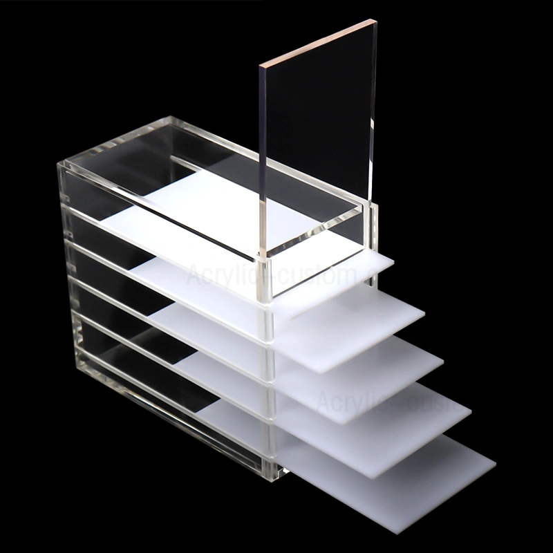 まつ毛整理アクリル5層クリアまつげ収納ボックス 