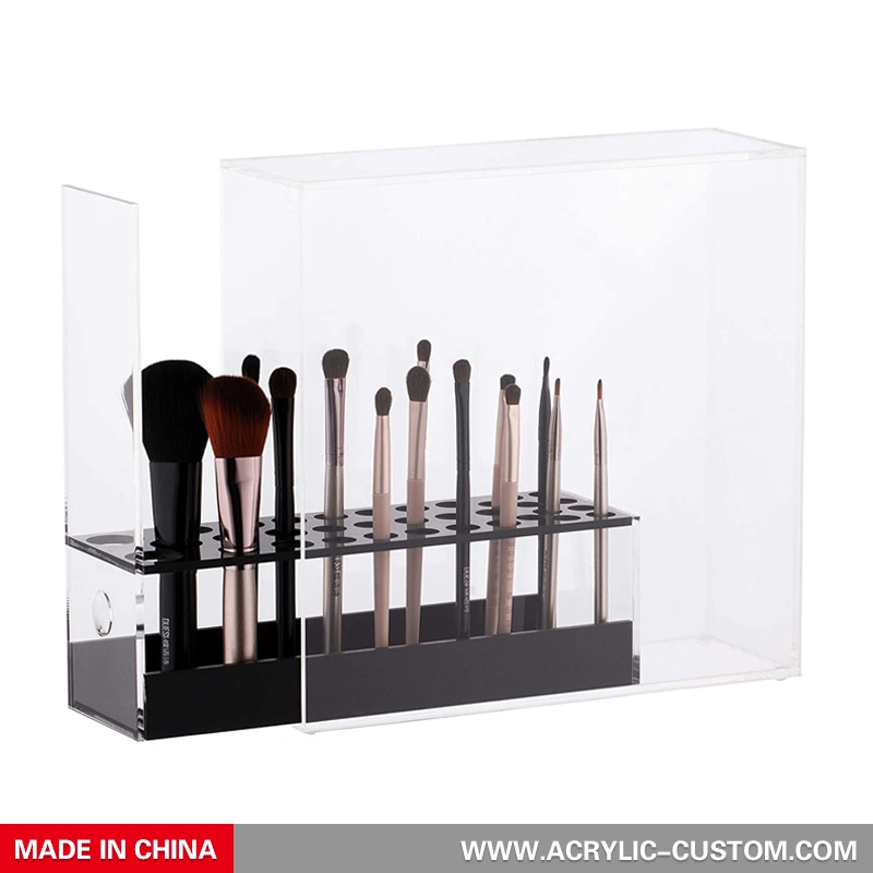 ブラシ用カスタム収納ボックスアクリル化粧オーガナイザー 