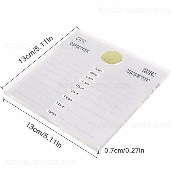 Large Lash Tile for Lash Extensions - Acrylic Lash Tray