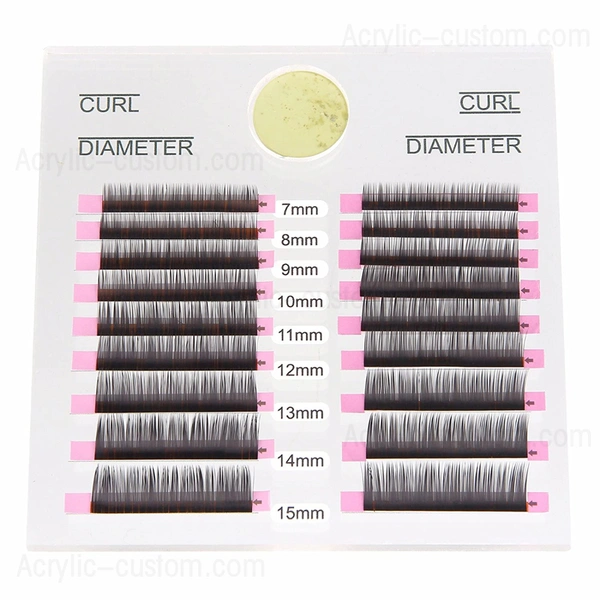 Large Lash Tile for Lash Extensions - Acrylic Lash Tray
