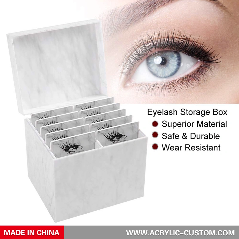 органайзер для ресниц, акриловый ящик для хранения ресниц
