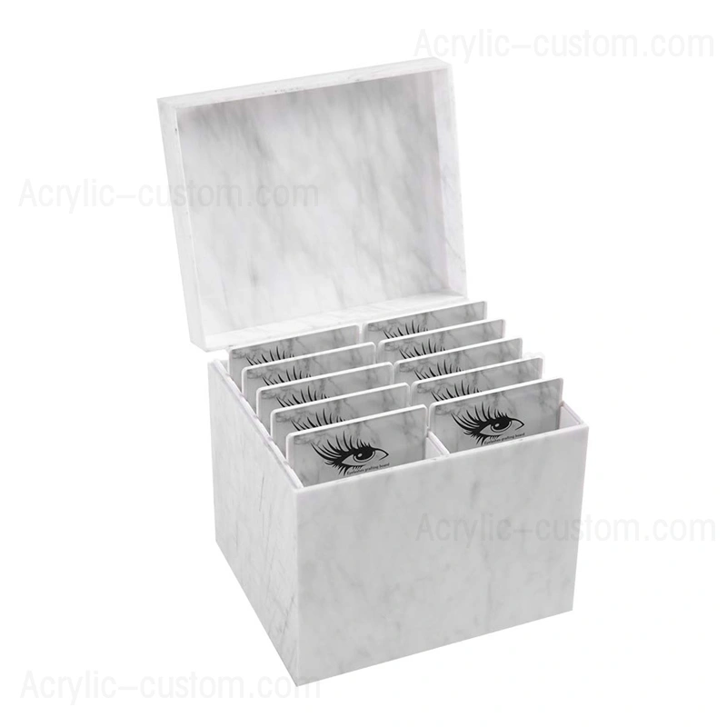 органайзер для ресниц, акриловый ящик для хранения ресниц