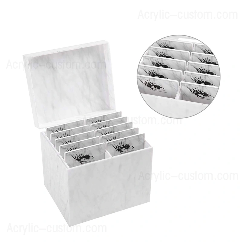 органайзер для ресниц, акриловый ящик для хранения ресниц