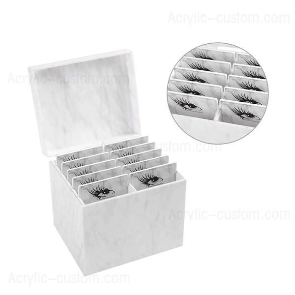 Lash Tile Organizer, Eyelash Acrylic Storage Box
