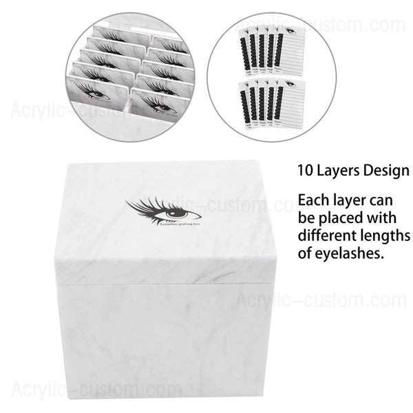 Lash Tile Organizer, Eyelash Acrylic Storage Box