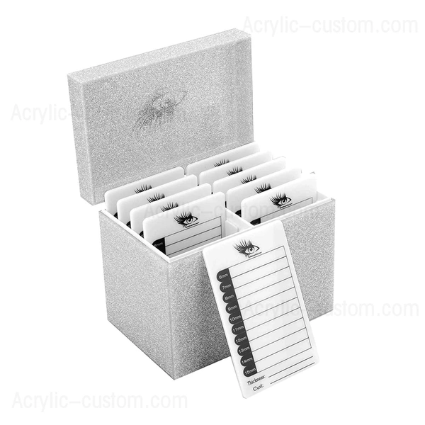 Eyelash Storage Box and Lash Tile Organizer - Acrylic Box Factory
