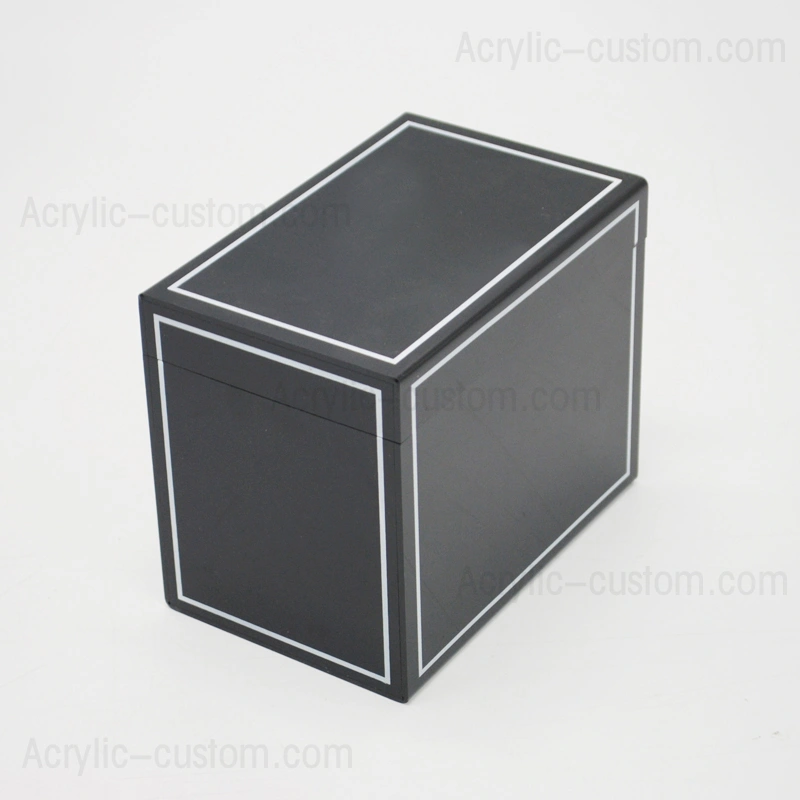 黒まつげタイル収納ボックスラッシュオーガナイザー-ラッシュボックスベンダー 