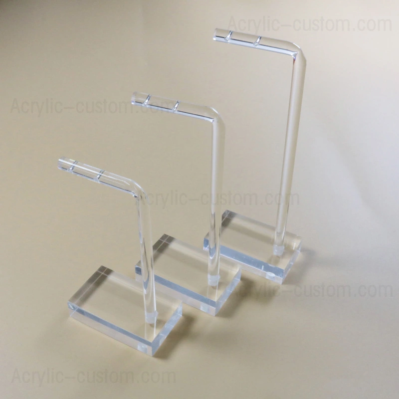 ジュエリースタンドL字型イヤリングホルダー-カスタムアクリルディスプレイ 