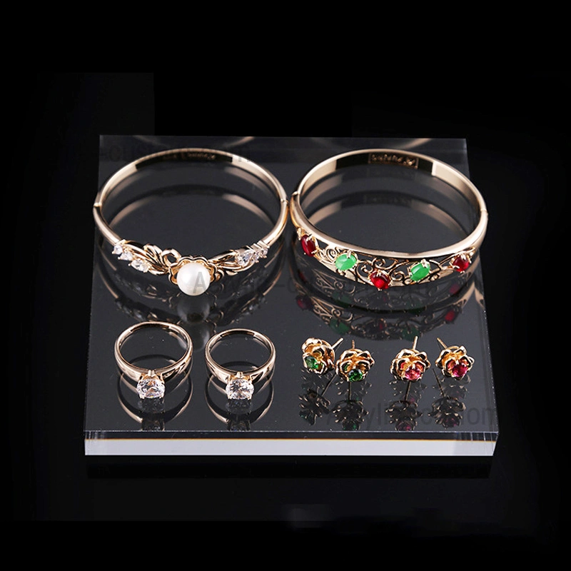 ジュエリーディスプレイブロック-アクリルネックレスディスプレイスタンド 