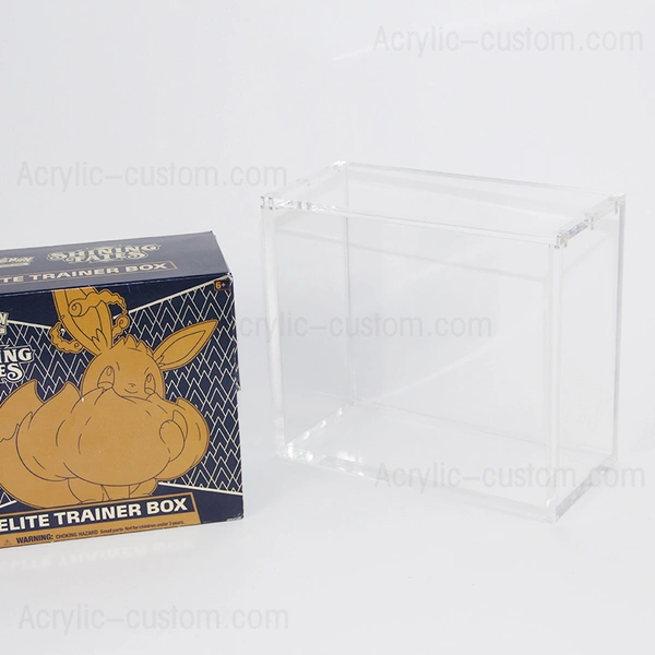卸売安いポケモンブースターボックスアクリルクリアブースターボックス工場